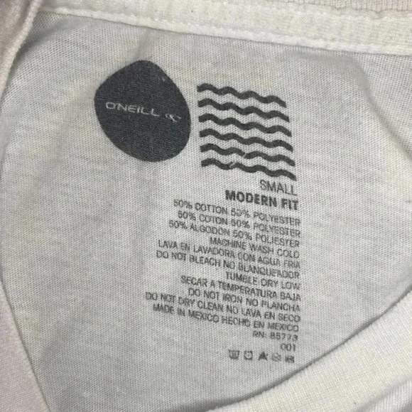Mens O'Neill White Graphic Tshirt - S - Picture 6 of 6